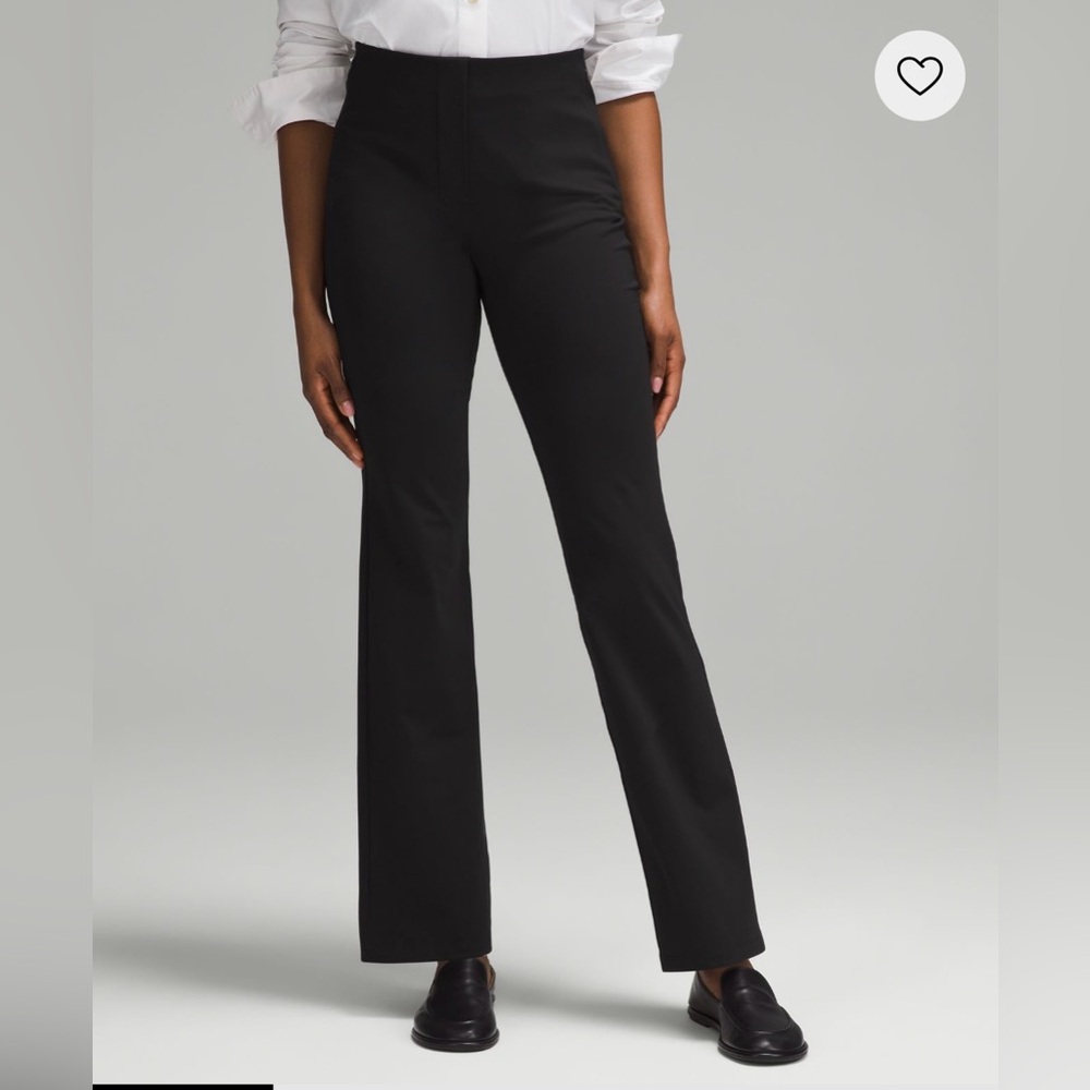lululemon Smooth-fit pull-on High-Rise Pant,, size 4 - black